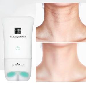 1pc Six Peptides Lifting Firming Roll Wheel Neck Cream - V-Shaped Massage